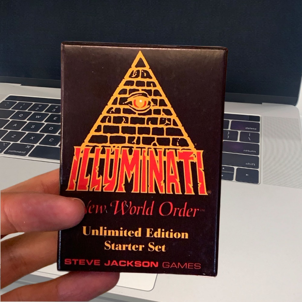Board Game Zoo - 영어 버전 110pcs Illuminati 1995 Edition