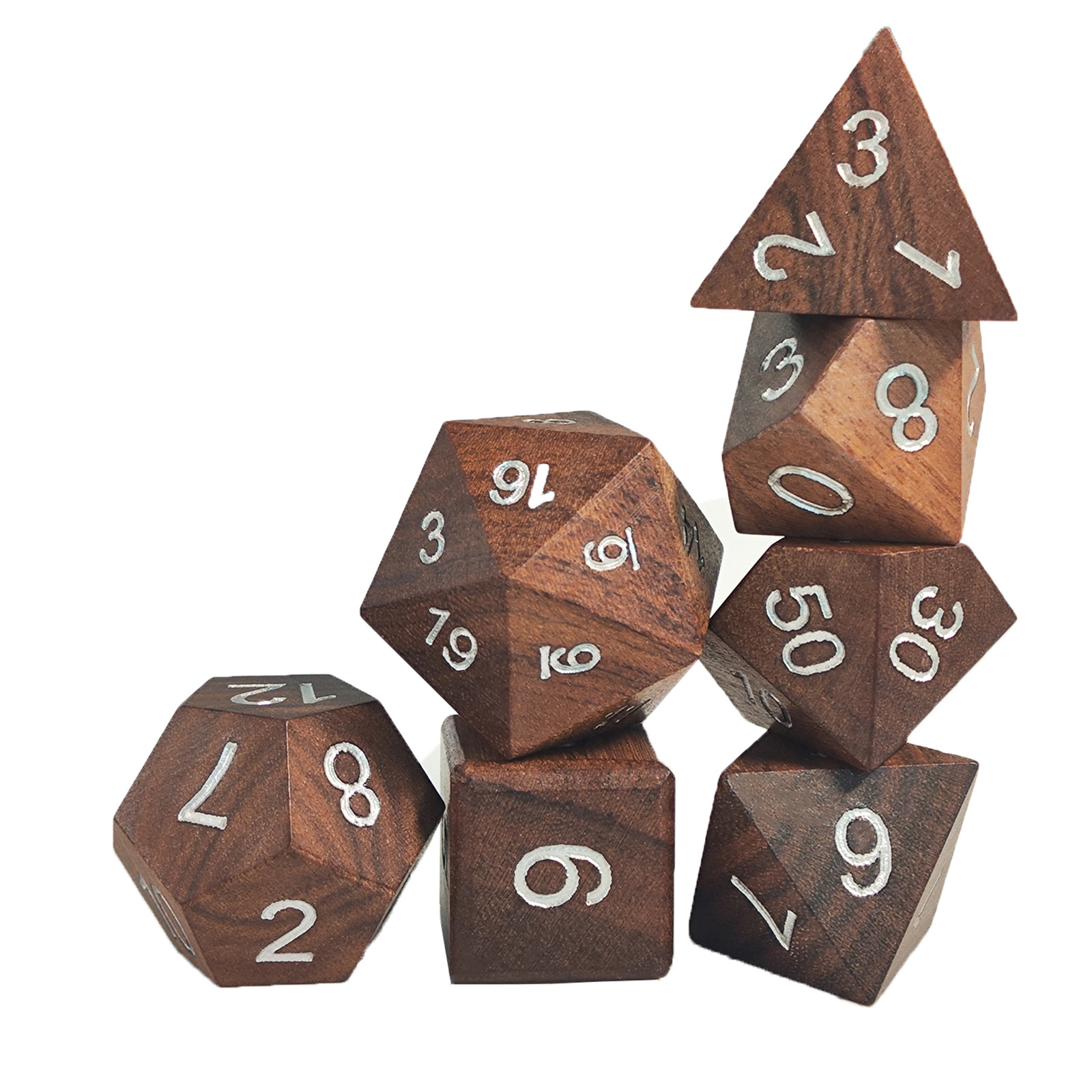 Board Game Dungeons And Dragons - DND RPG 게임용 나무 주사위 세트