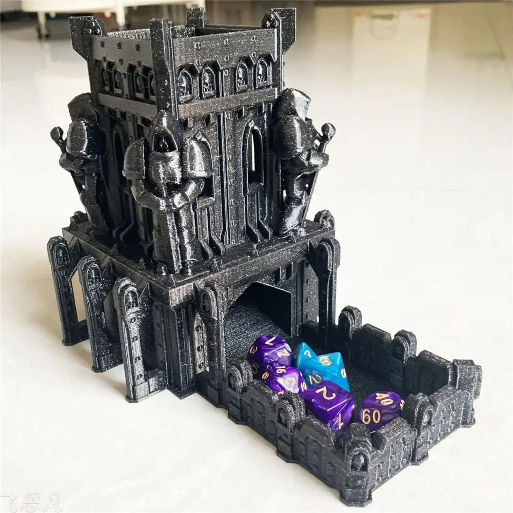 Board Game Print - 3D 프린팅 성 모양 주사위 타워
