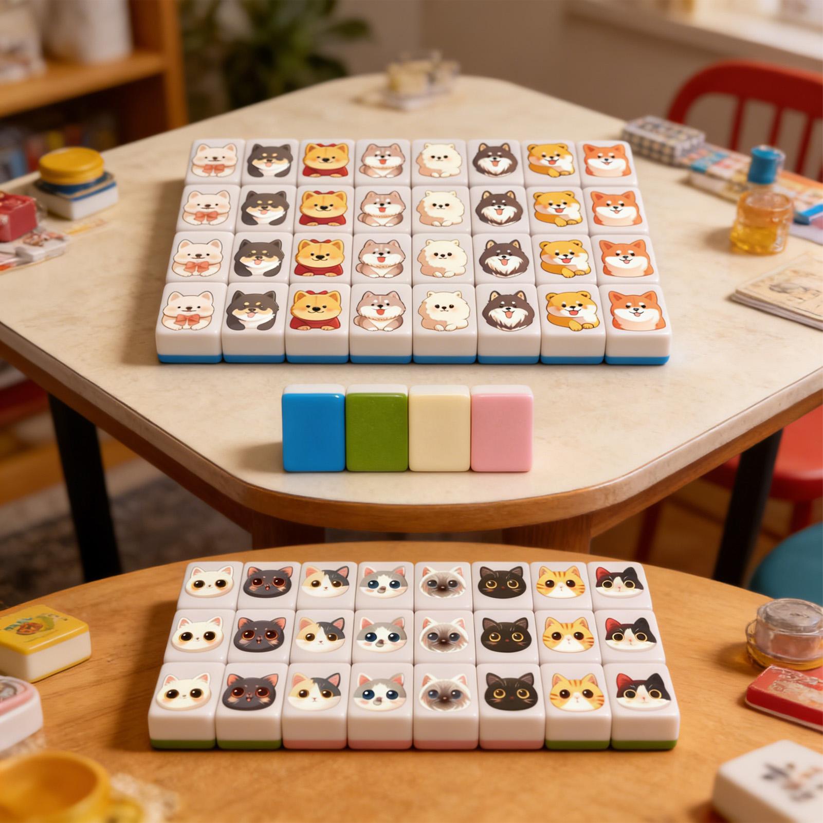 Board Game Master - 65피스 미니 마작 보드 게임 세트