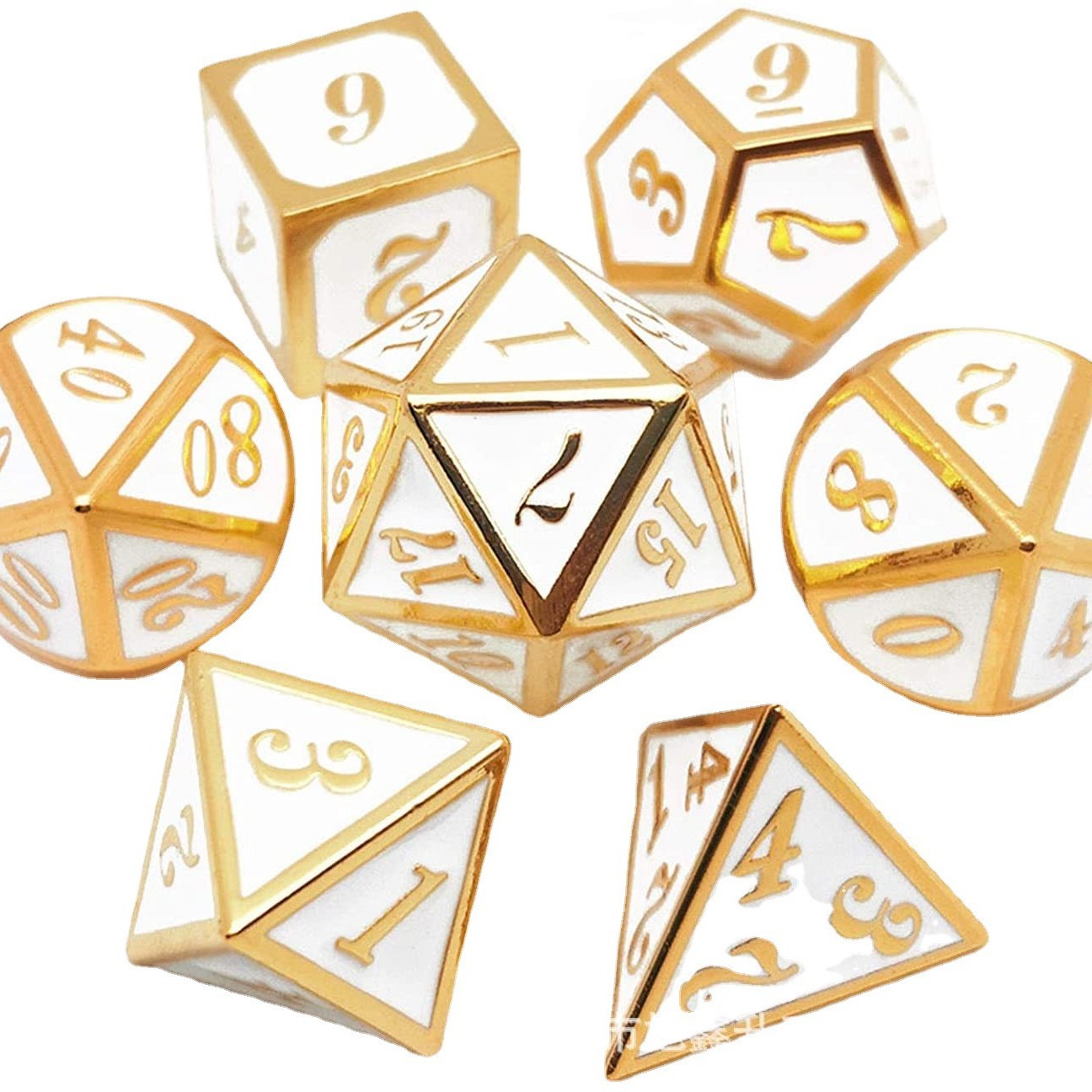 Board Game Dungeons And Dragons - D&D, TRPG, 크툴루 RPG용 금속 주사위