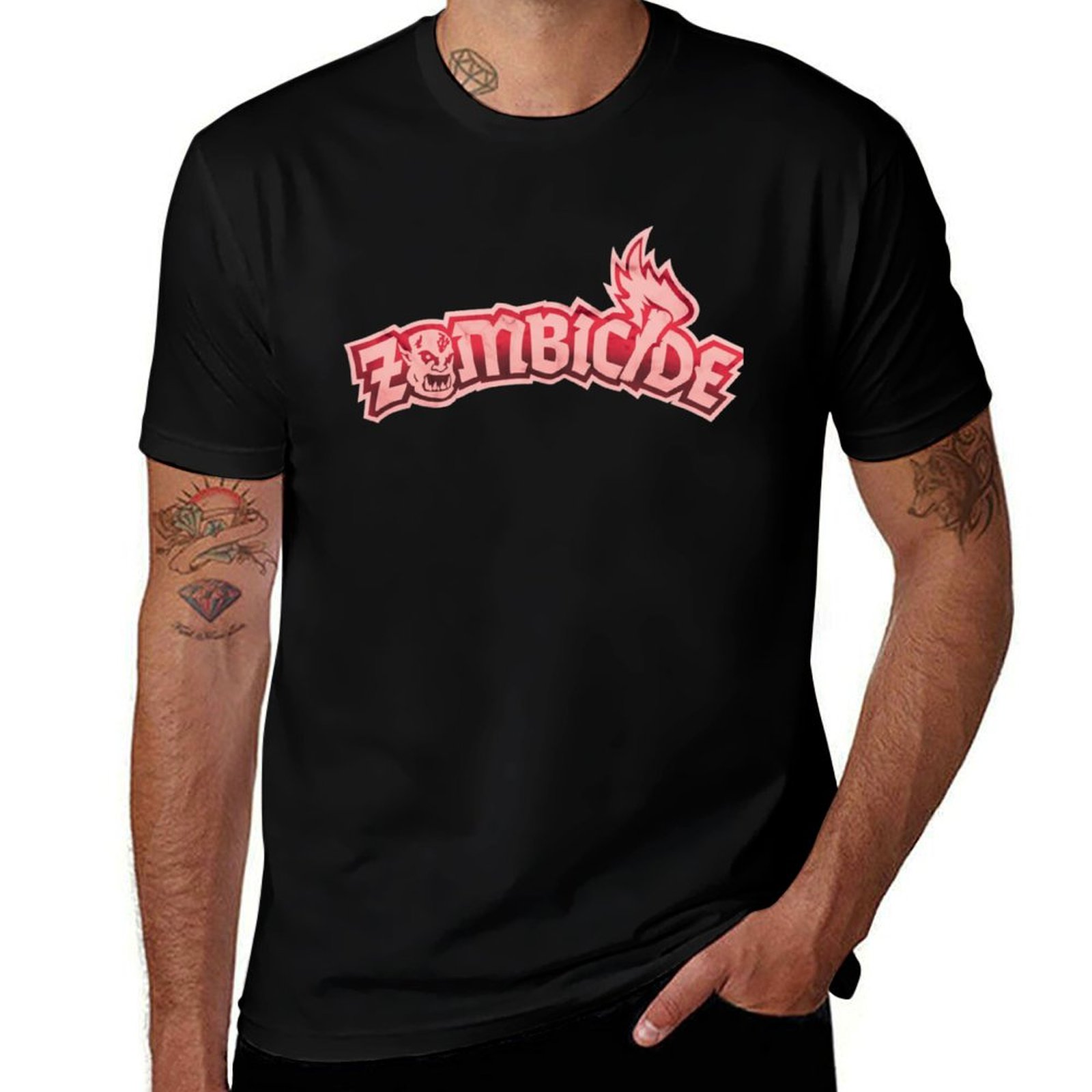 Board Game Zombicide - Zombicide BoardGame 티셔츠 스탠다드 핏 솔리드