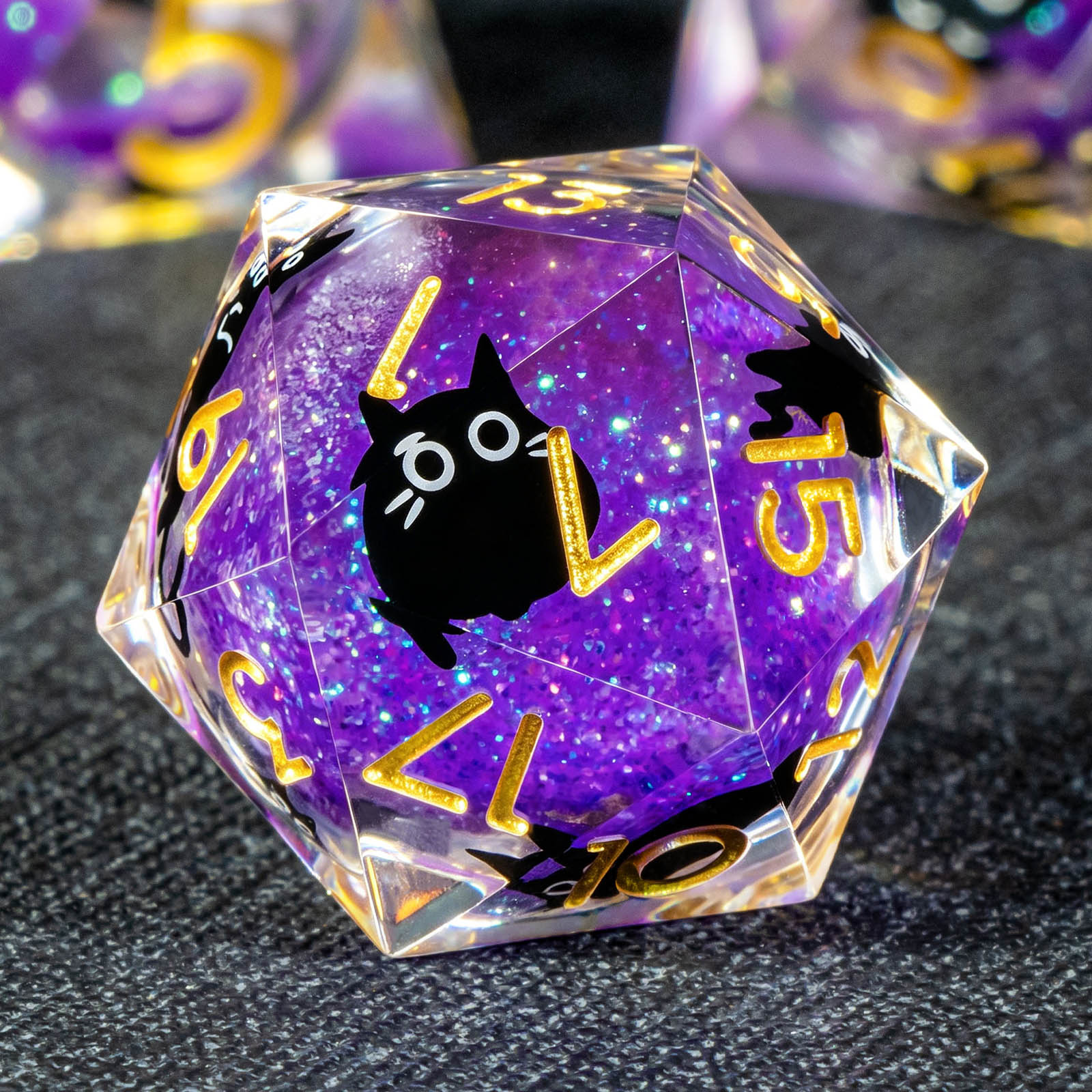 Board Game Dungeons And Dragons - 캣 리퀴드 코어 DND 다이스 세트,