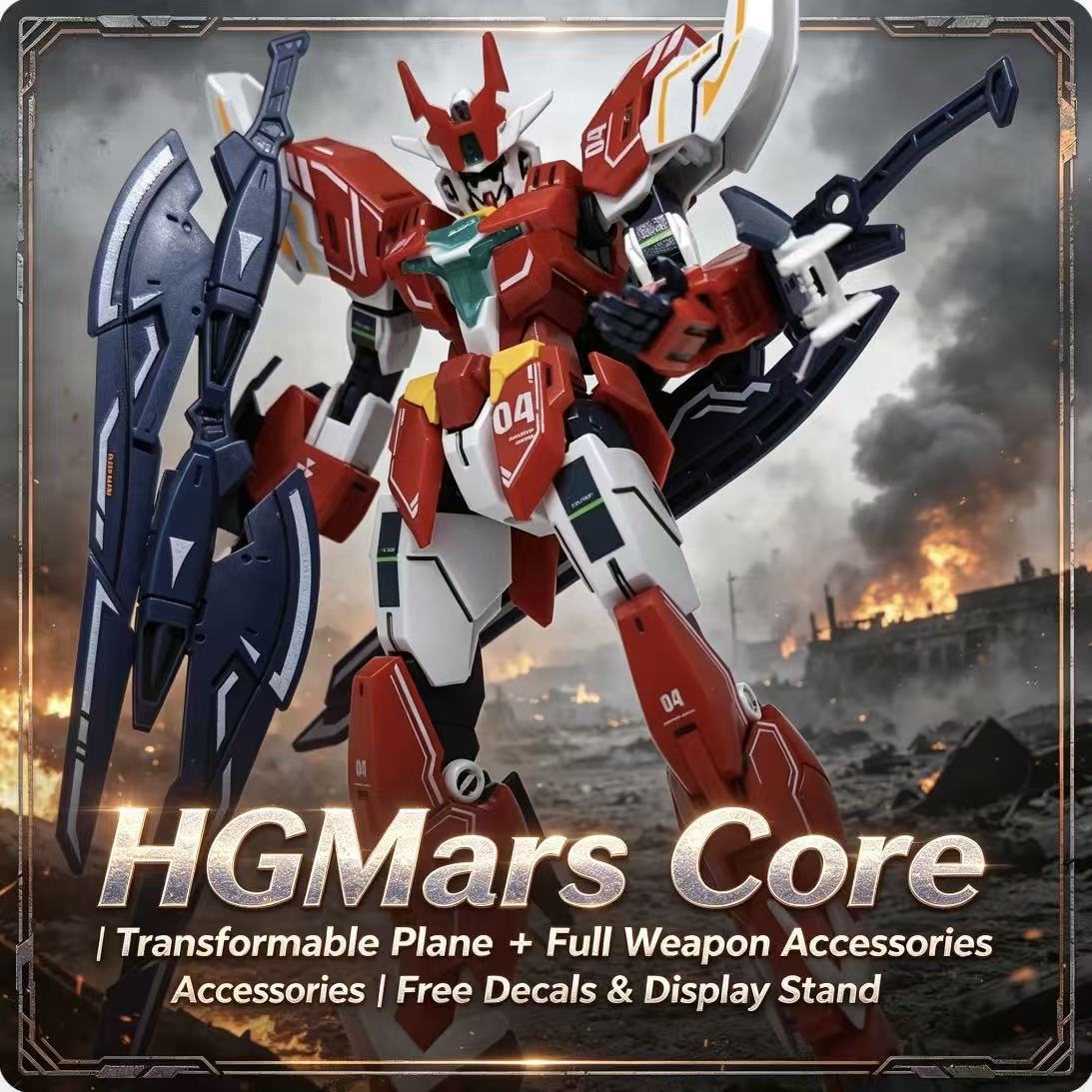 Bandai Model Gundam Hg - 008A HG 1/144 화성 코어 워리어