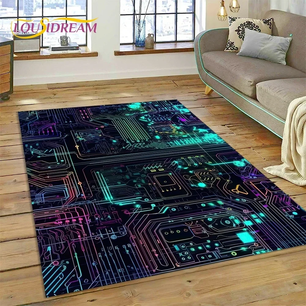 PCB 회로 기판 3D 칩 CPU 카펫 러그 침실 거실 - Board Game Online Free 리뷰 및 가격