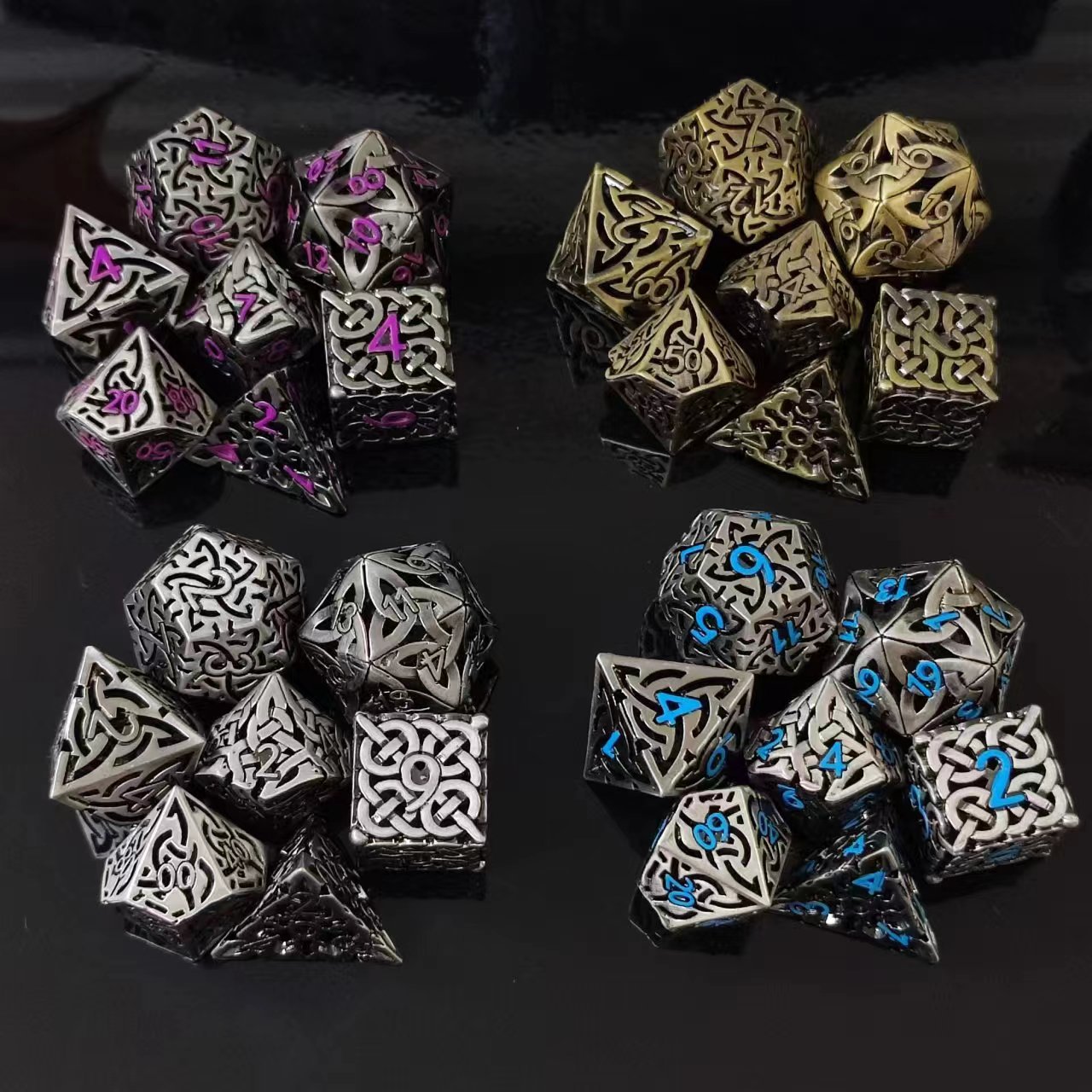 코스프레 D4-D20 DND 황동 골드 다면체 날카로운 - Board Game Land 리뷰 및 가격