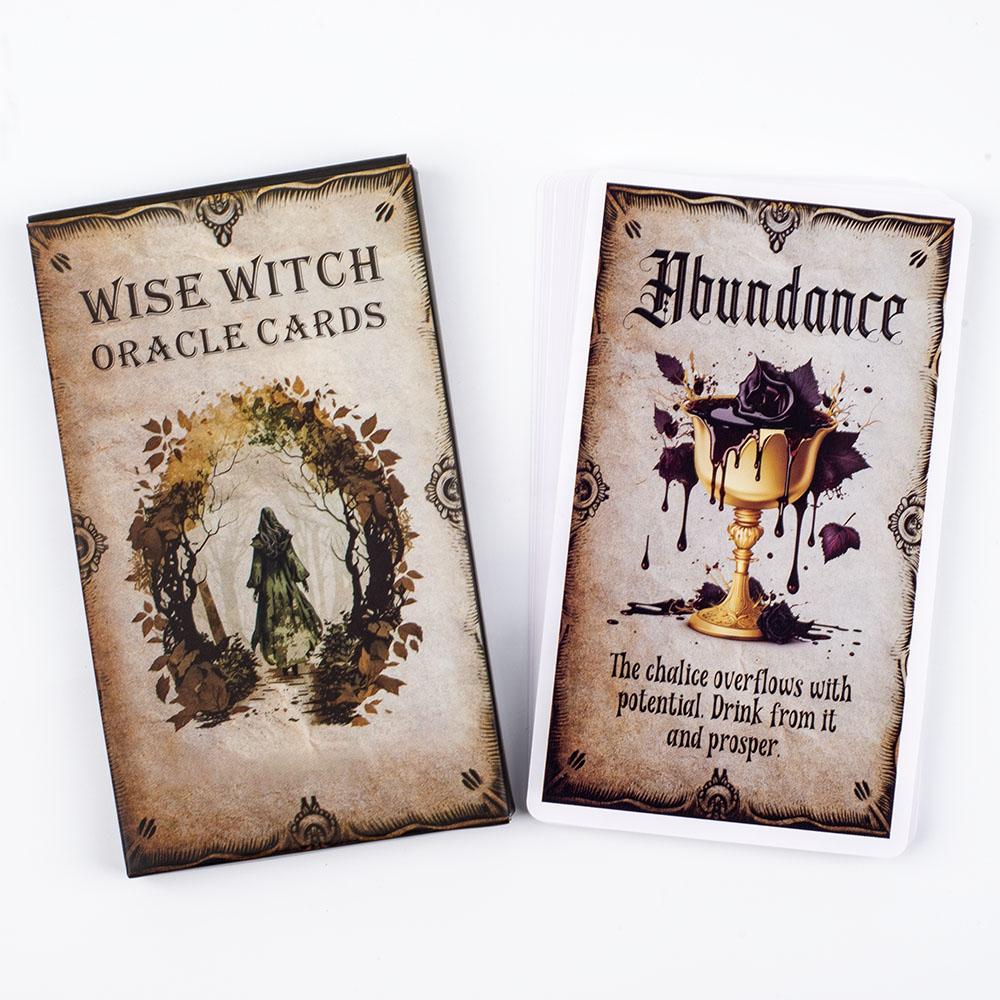 현명한 마녀 오라클 카드 20Pcs 영어 버전 운명 운 - Board Game Quantum 리뷰 및 가격