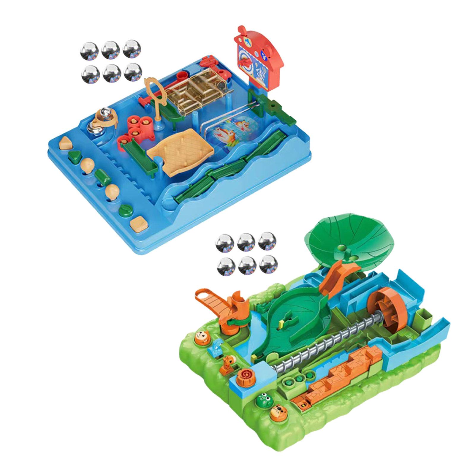 클래식 마블 트랙 모터 기술 향상 몬테소리 학습 STE - Board Game Race Track 리뷰 및 가격