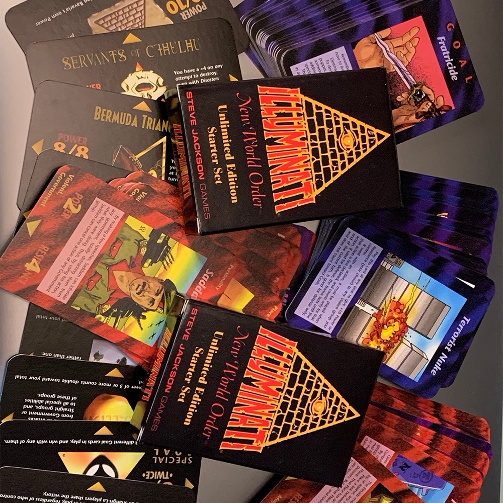 영어 버전 110pcs Illuminati 1995 E - Board Game Zoo 리뷰 및 가격