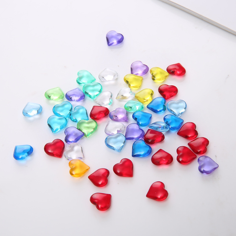100PCS 10*4mm 하트 모양 아크릴 투명한 전당 - Board Game Economy 리뷰 및 가격
