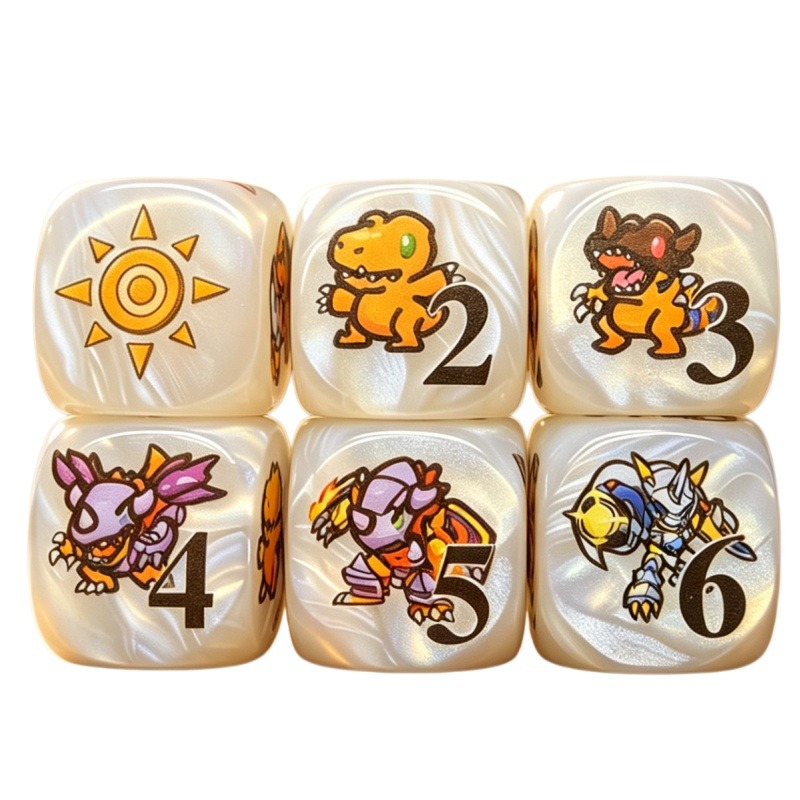 2개/세트 디지몬 DTCG 옴니몬 아구몬 토큰 다면체  - Board Game Economy 리뷰 및 가격