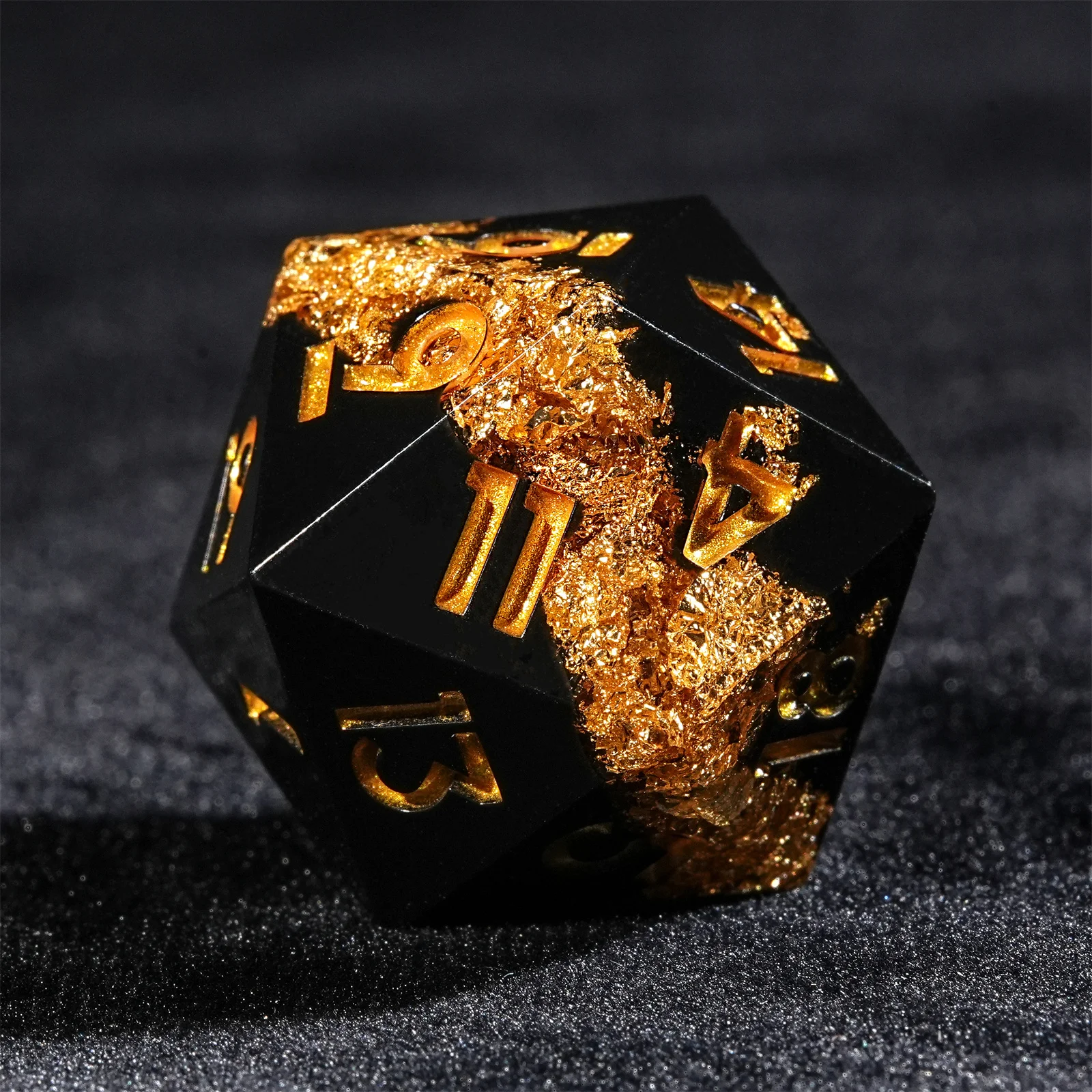 7pcs DND 주사위 수지 블랙 황금 다채로운 주사위 - Board Game Dungeons And Dragons 리뷰 및 가격