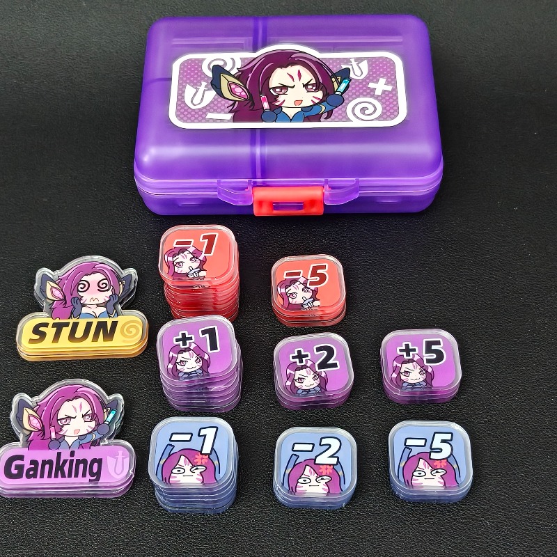6syles TCG Teemo 아크릴 토큰 손상 표시기 - Board Game Economy 리뷰 및 가격