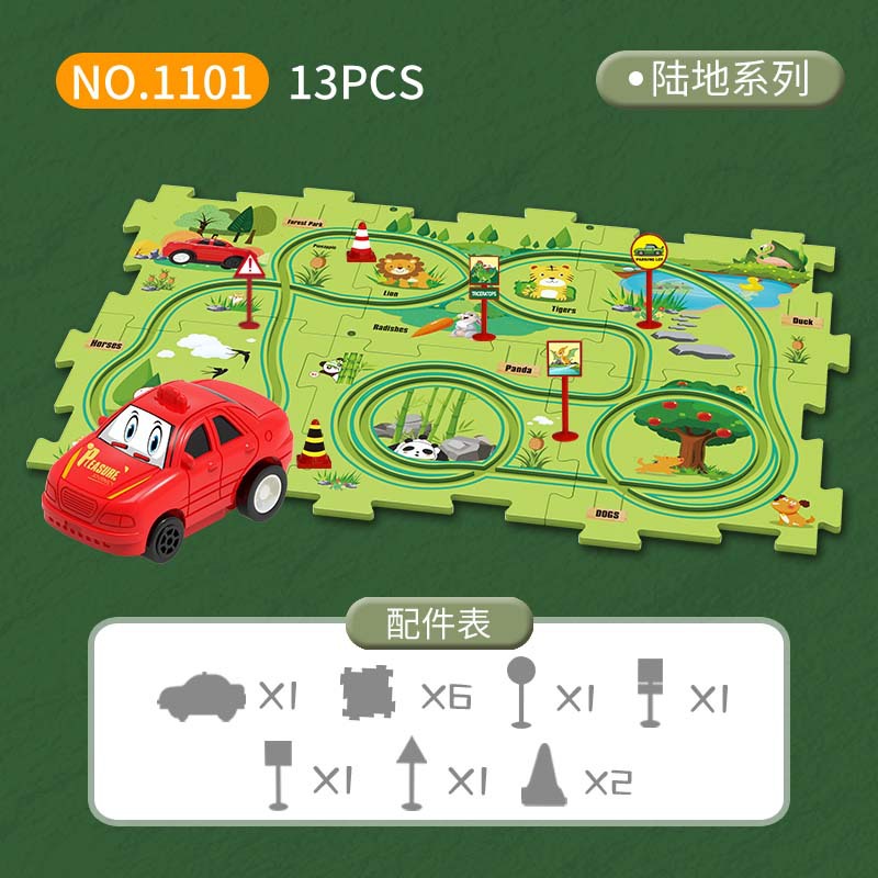 몬테소리 어린이 전기 레일카 경주 트랙 플레이 세트 퍼 - Board Game Race Track 리뷰 및 가격