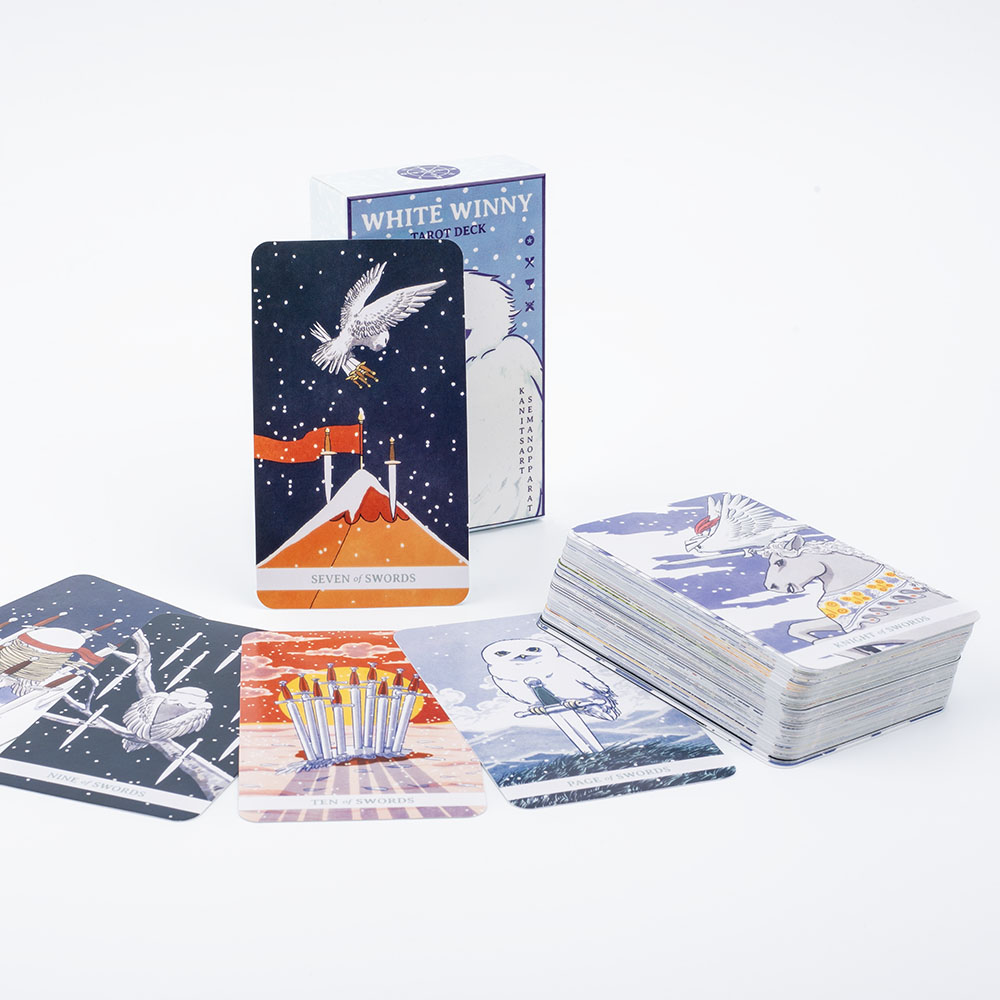 White Winny Tarot 영어 버전 80 카드  - Board Game Quantum 리뷰 및 가격
