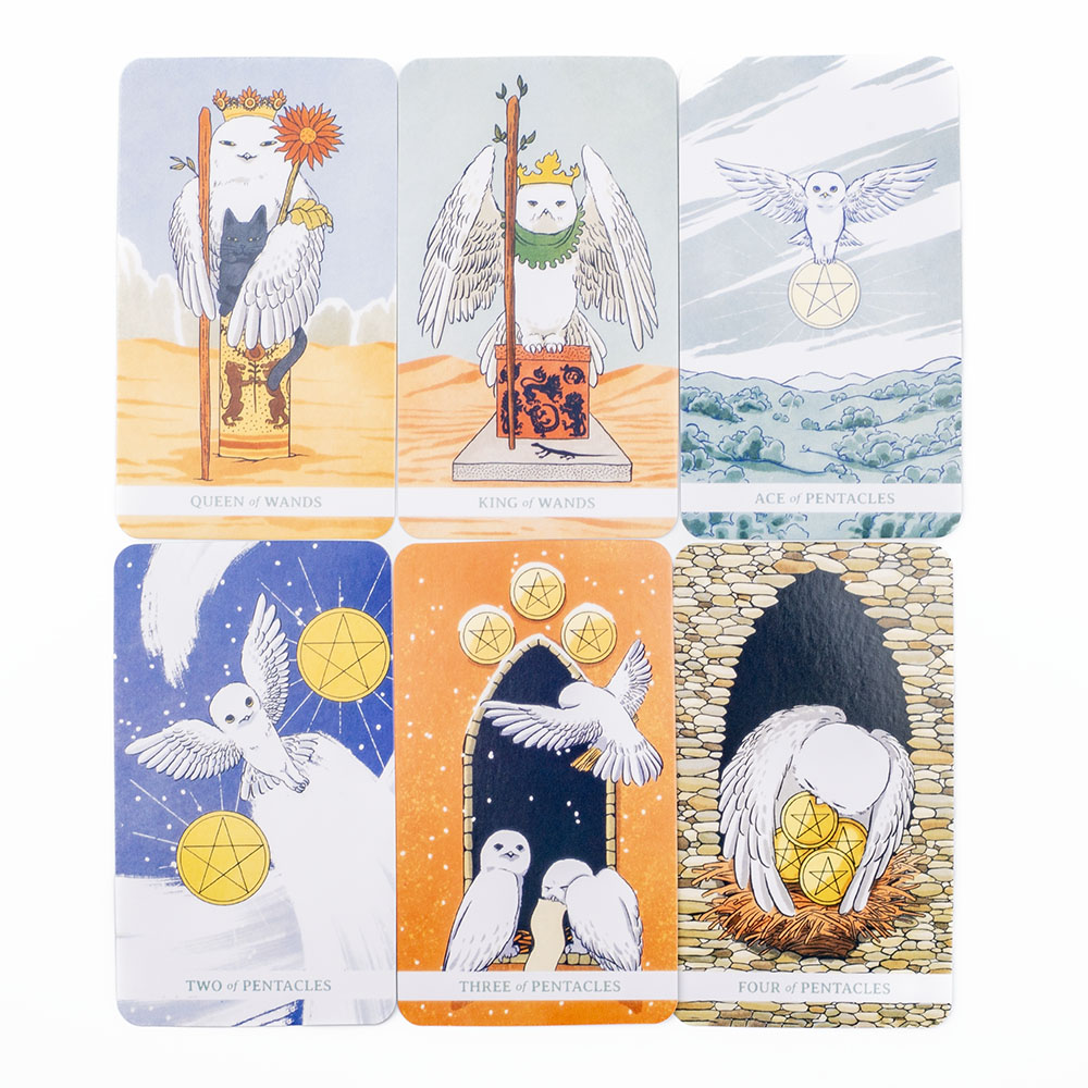 White Winny Tarot 영어 버전 80 카드  - Board Game Quantum 리뷰 및 가격