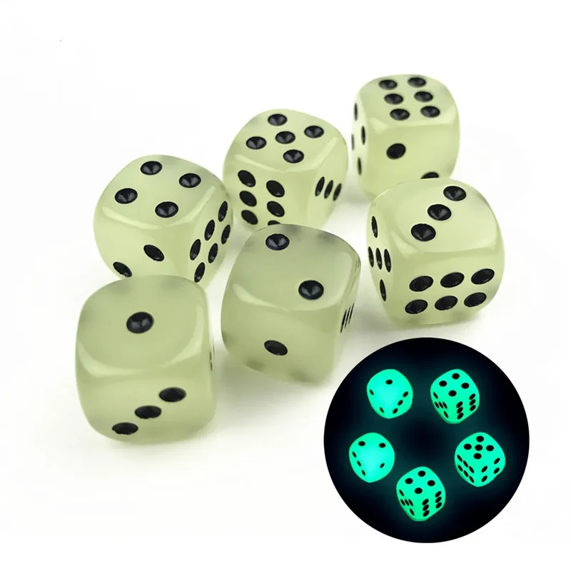 6-36개입 14mm 야광 주사위 6면 발광 디지털 주 - Board Game Land 리뷰 및 가격