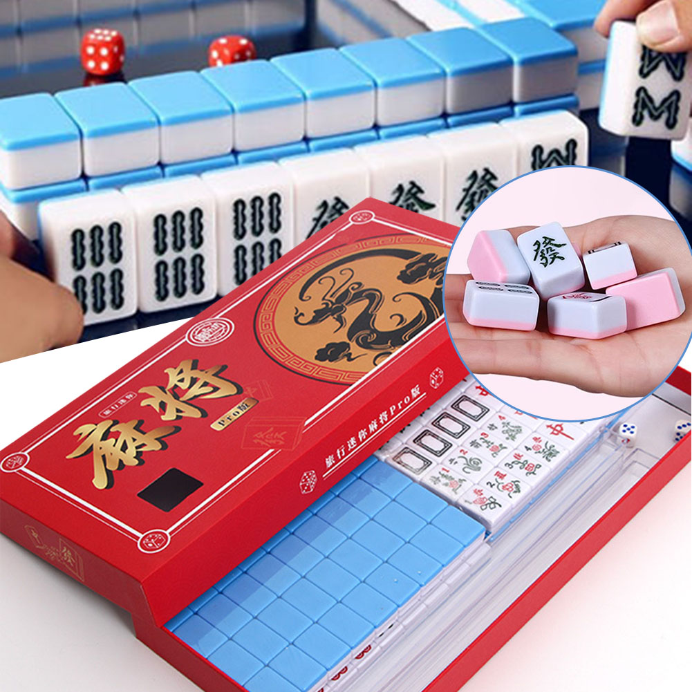 휴대용 여행 미니 마작 세트 여행용 마작 세트 보관 상 - Board Game Master 리뷰 및 가격