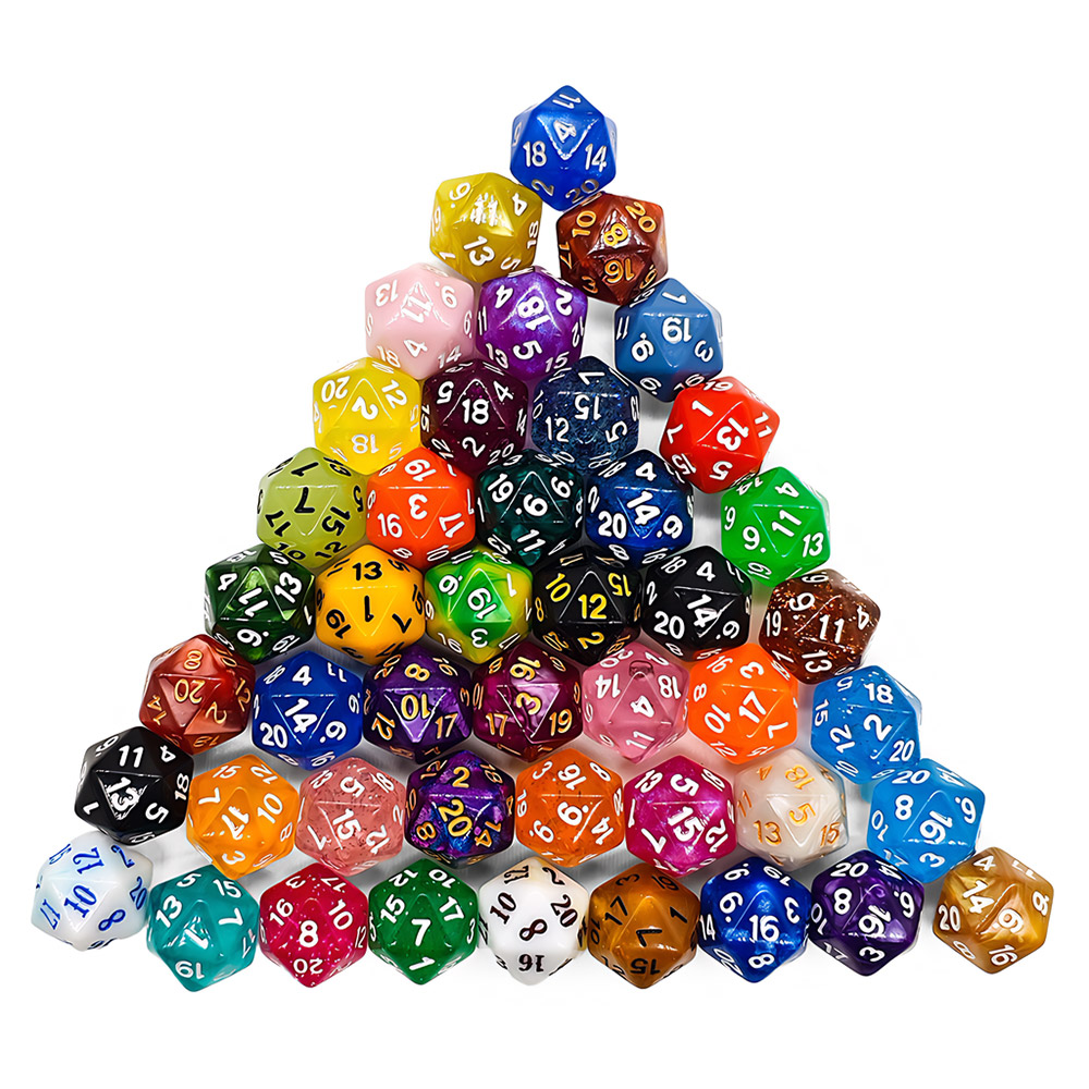 60개 멀티 사이드 주사위 믹스 컬러 인기 아크릴 KT - Board Game Land 리뷰 및 가격