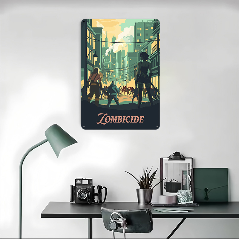 좀비사이드 보드 게임에서 영감을 받은 양철 플라크 포스 - Board Game Zombicide 리뷰 및 가격