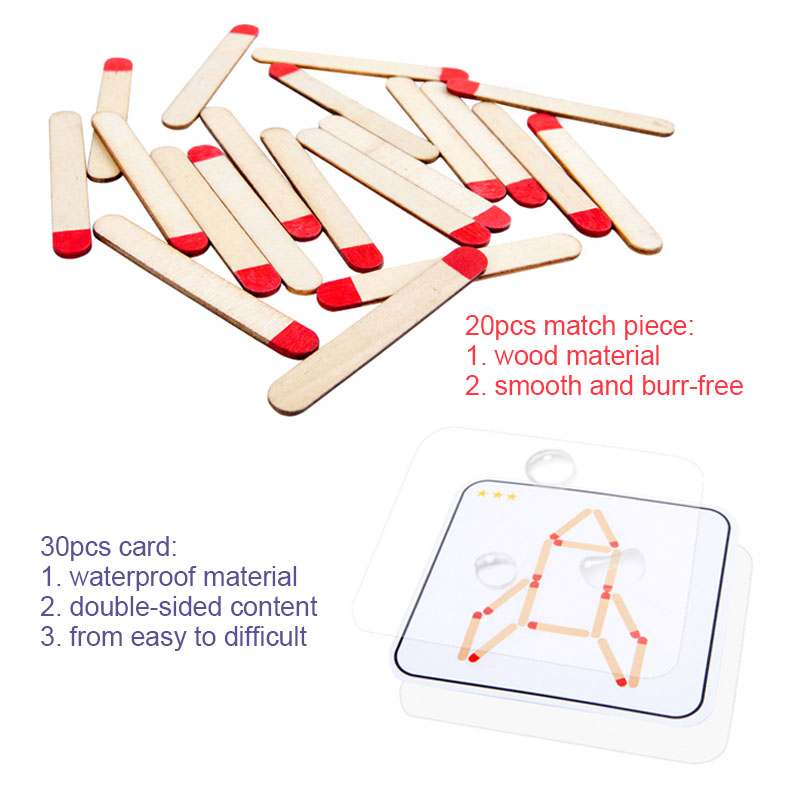 몬테소리 일치 퍼즐 게임 나무 장난감 DIY 수학 기하 - Board Game Fun 리뷰 및 가격