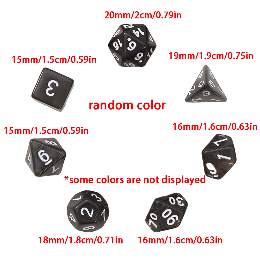 5세트 다면체 주사위 키트, 검정색 가방 포함, 던전  - Board Game Dungeons And Dragons 리뷰 및 가격