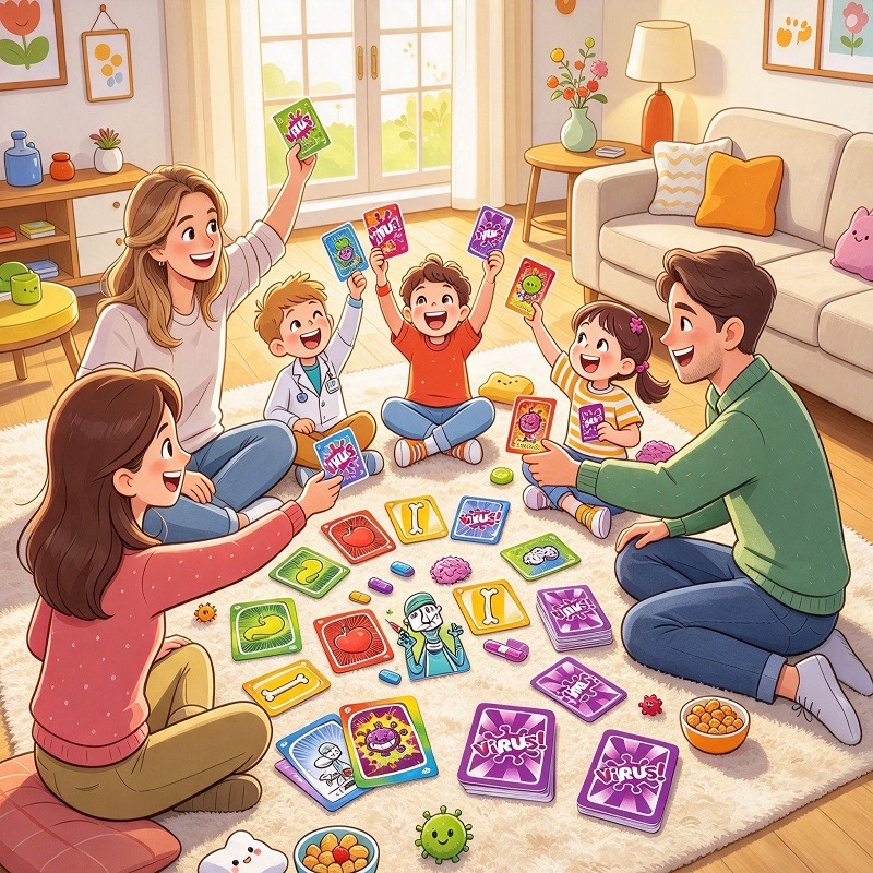 2026 가족 전략 카드 게임 세트 바이러스 시리즈 1 - Board Game Master 리뷰 및 가격