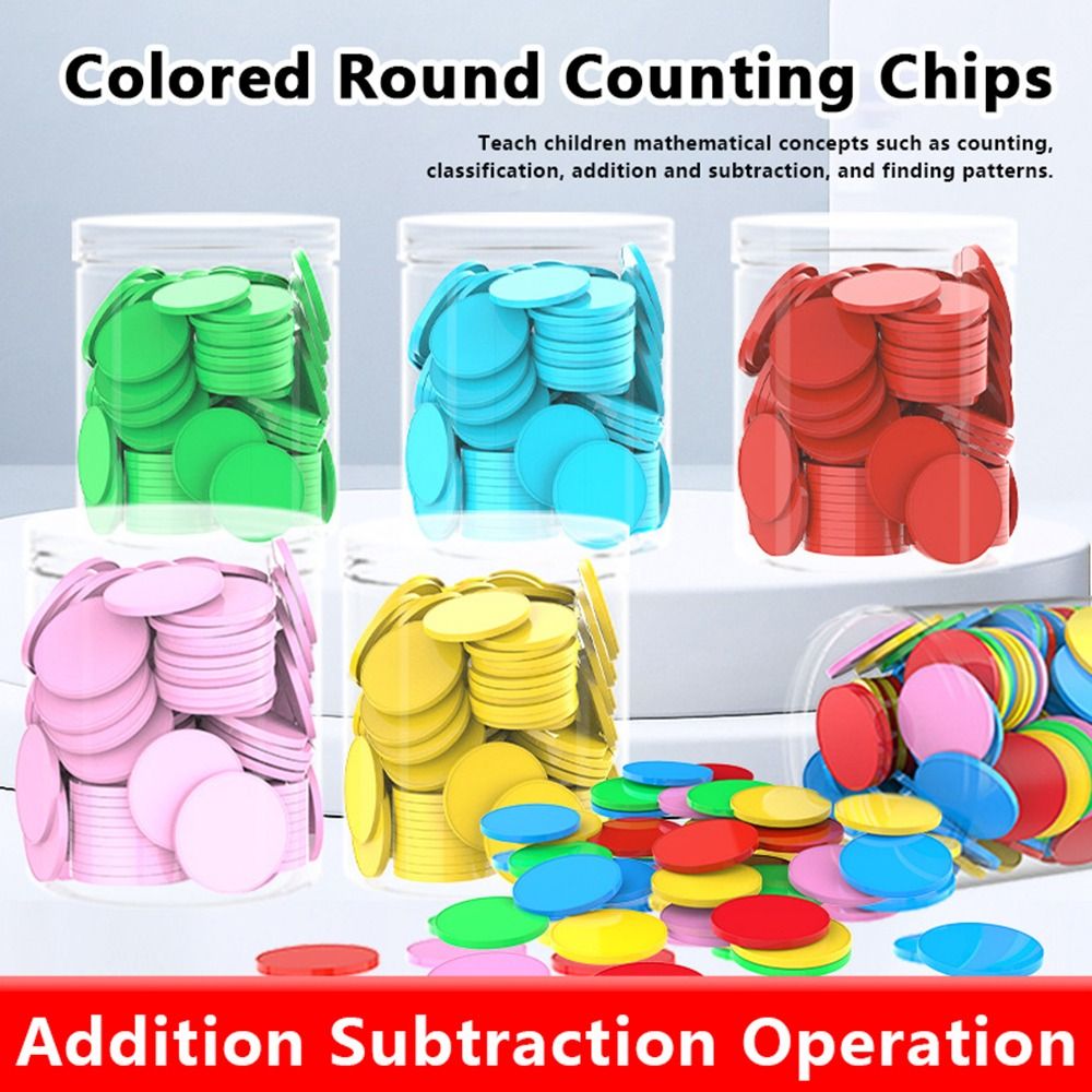 100pcs 플라스틱 계산 칩 덧셈 뺄셈 연산 컬러 라 - Board Game Economy 리뷰 및 가격