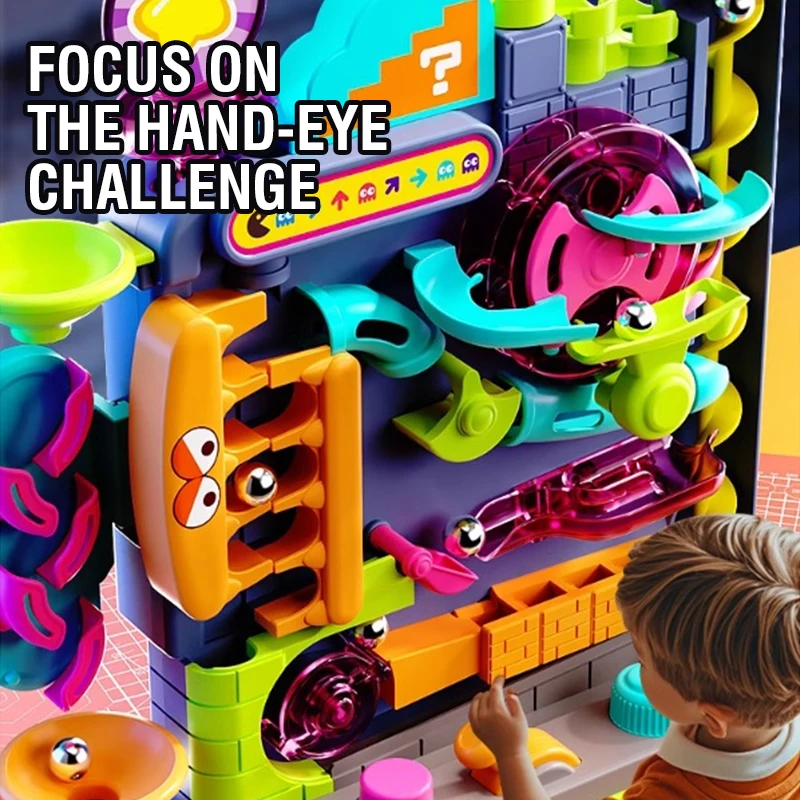 퍼즐 볼 트랙 레이스 러닝 빌딩 블록 미로 깔때기 슬라 - Board Game Race Track 리뷰 및 가격