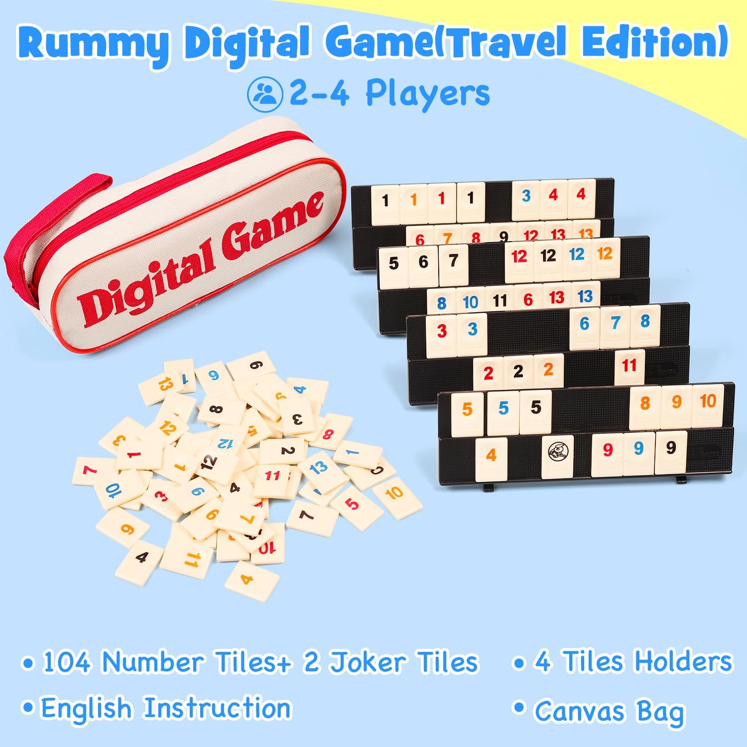 럼미 큐브 게임 4개의 랙 포함, 106 루미 큐브 게 - Board Game Master 리뷰 및 가격