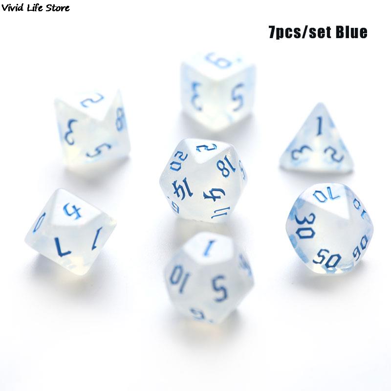 무지개 빛깔 반짝이 다면체 주사위 세트, 보드 게임용, - Board Game Dungeons And Dragons 리뷰 및 가격